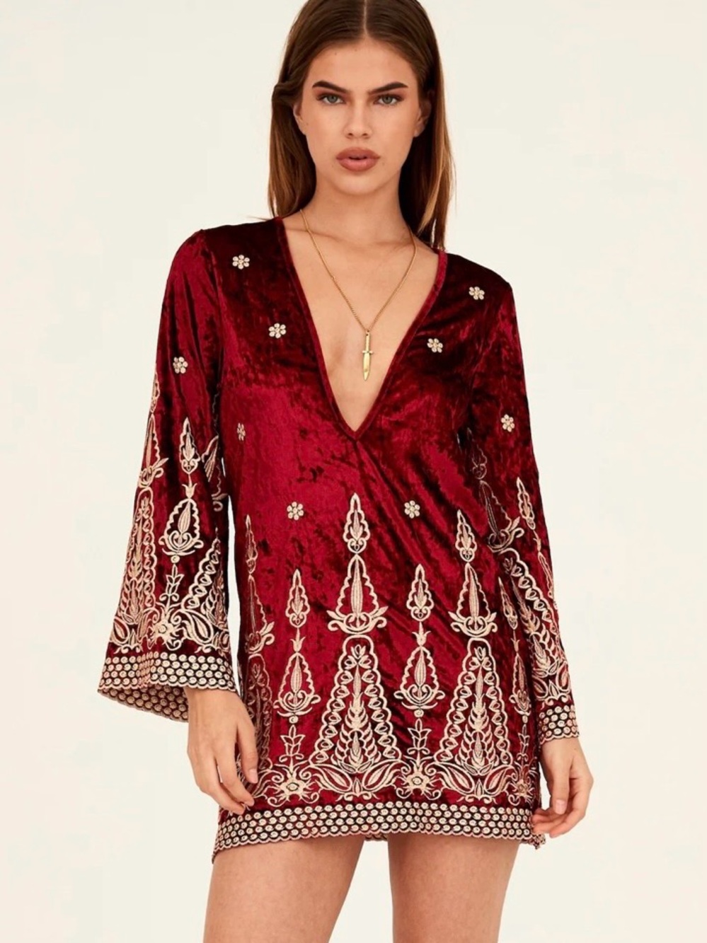 Lenni Rumi Dress - Wine
